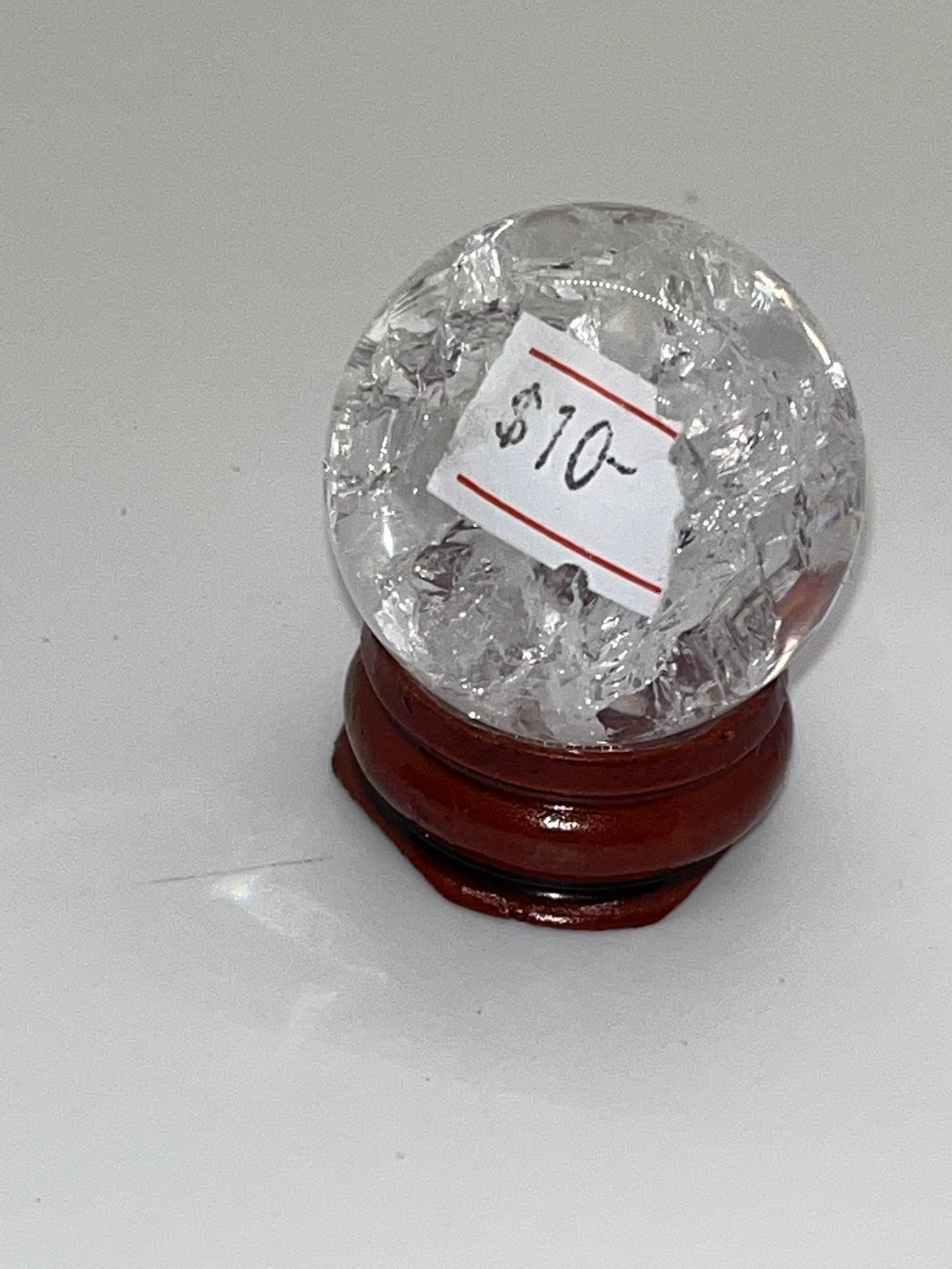 Crackle Quartz Spheres, 32mm