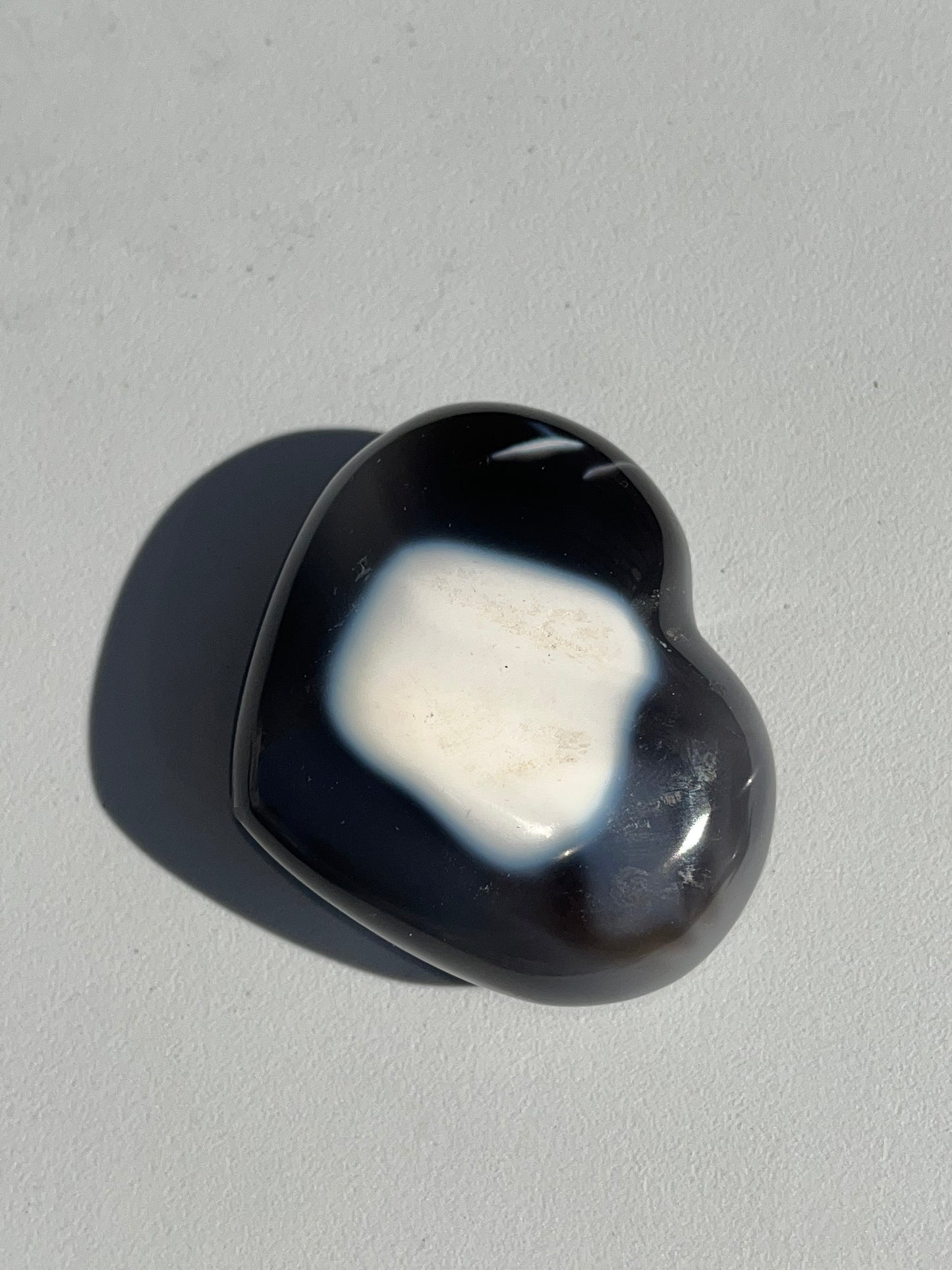 Orca Agate Hearts