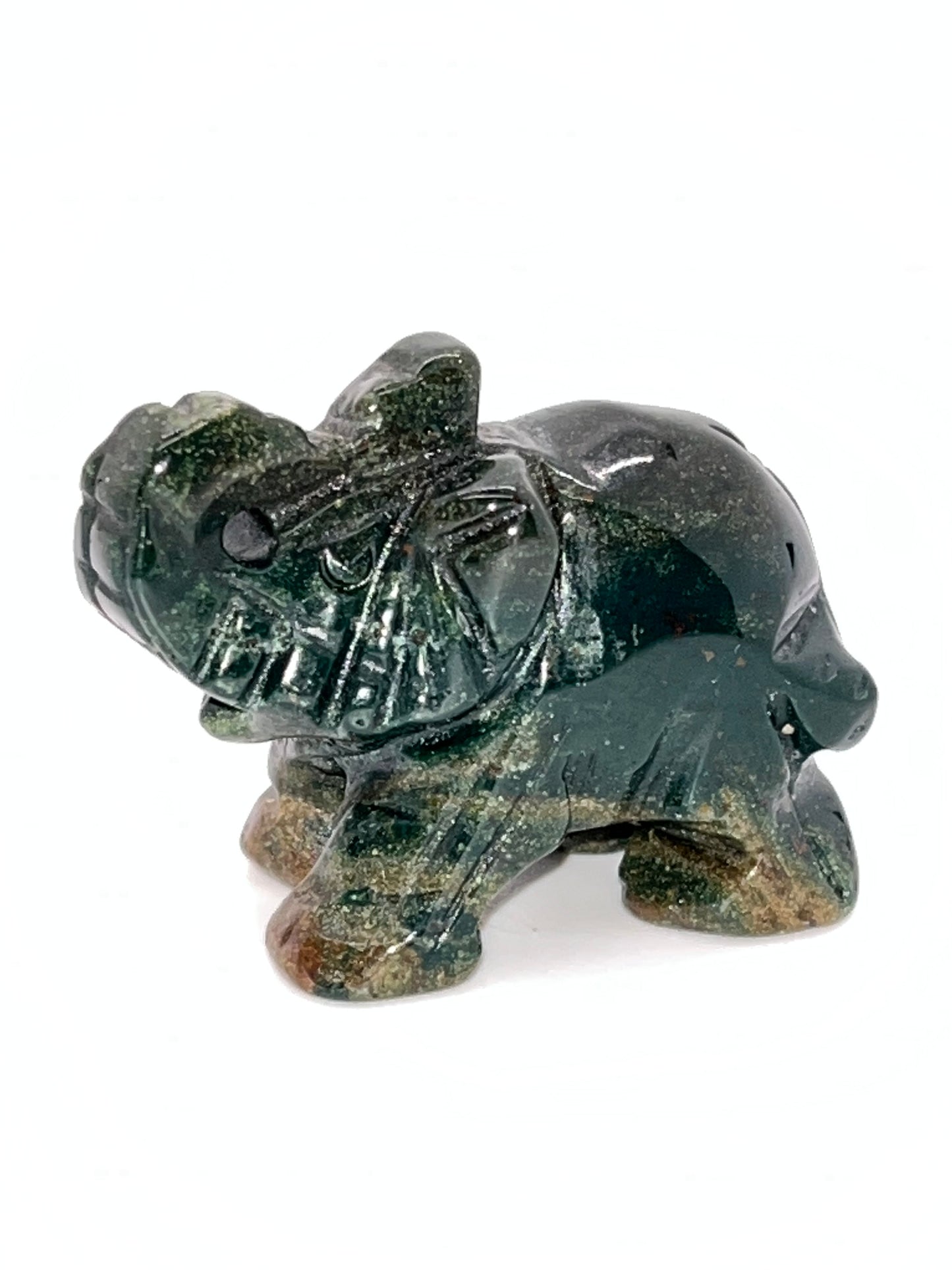 Crystal Elephant Carving, 1 inch