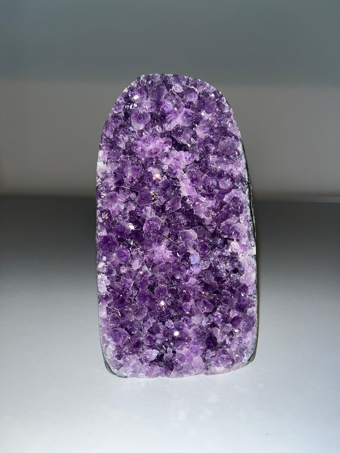 Amethyst Raw Cut Base Specimens, Showpiece, Natural Crystal!