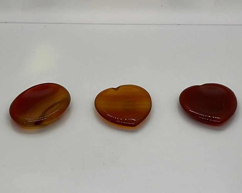 Heart Shaped Worry Stones, Variety of Materials available!