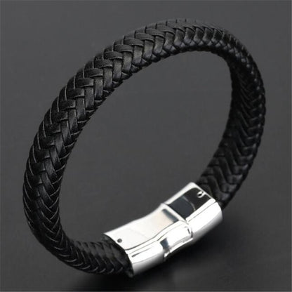 ZOSHI Trendy Genuine Leather Bracelets Mens Multilayer Braided Rope Bracelets Male Female Bracelets Retro Jewelry