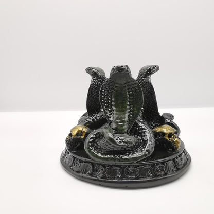 Resin Cobra skull Display stand base for crystal spheres Snake skulls Statue ball Holder Ornament crafts Home Decor