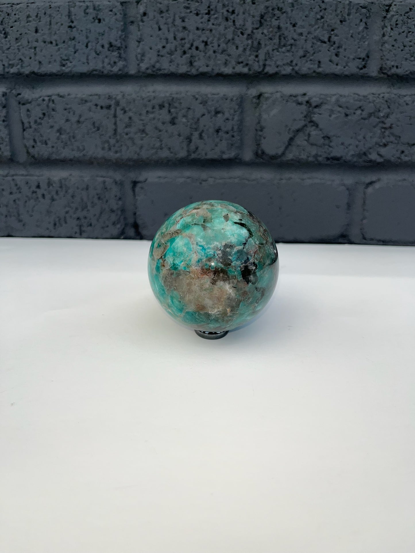 Amazonite Spheres, 2.5inch, Natural