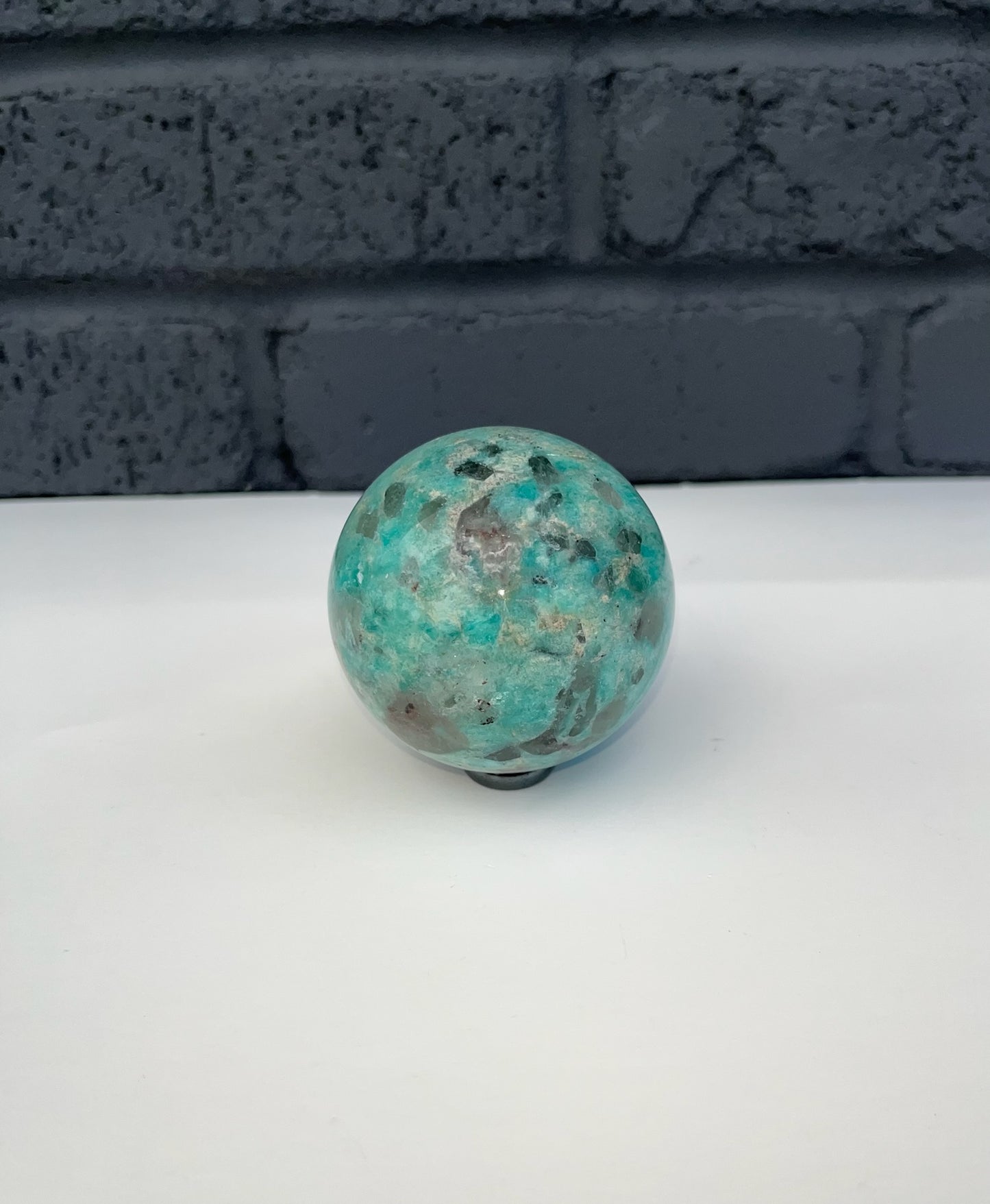 Amazonite Spheres, 2.5inch, Natural