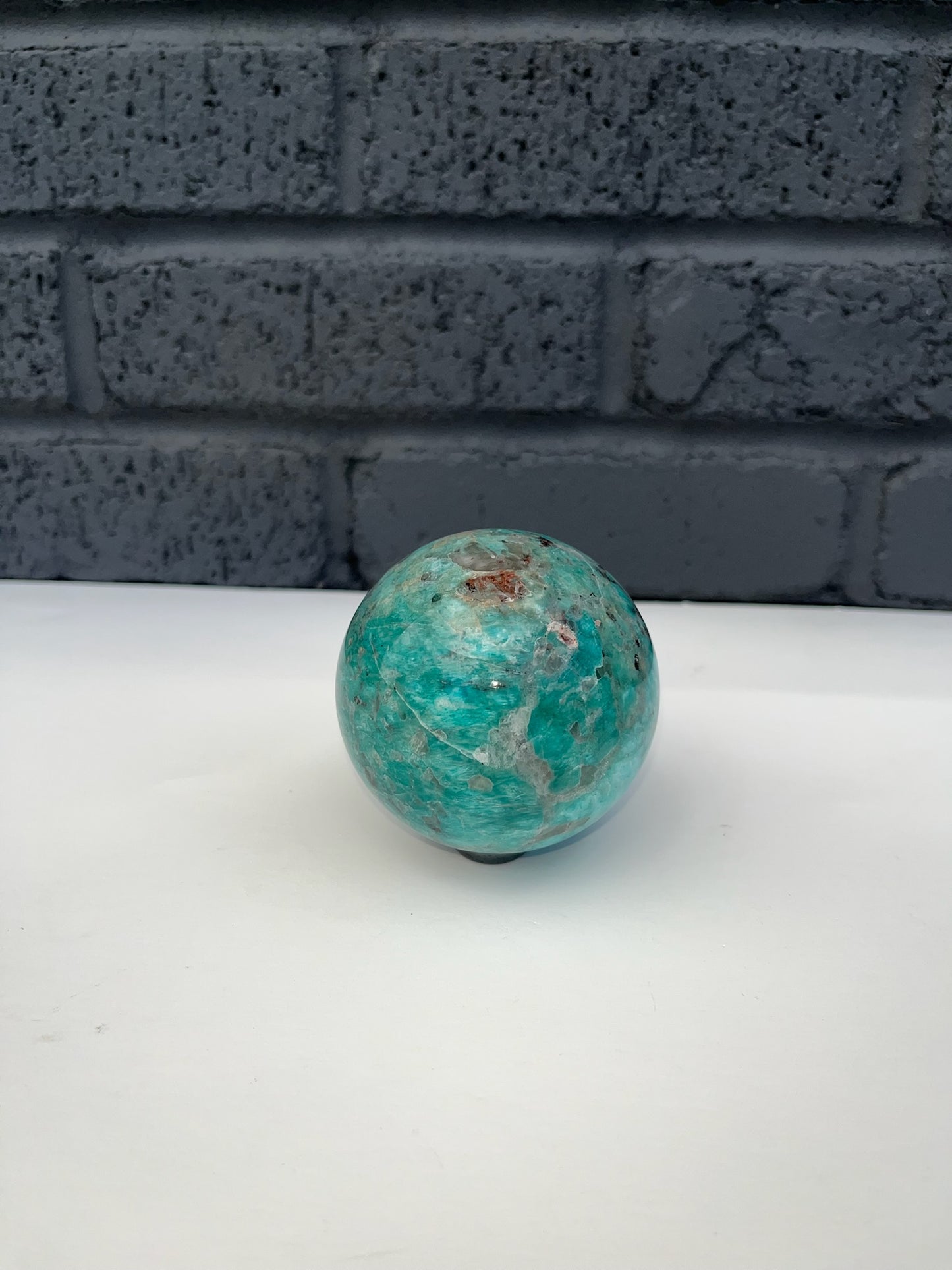 Amazonite Spheres, 2.5inch, Natural