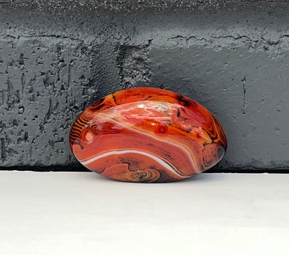 Carnelian Palm Stone