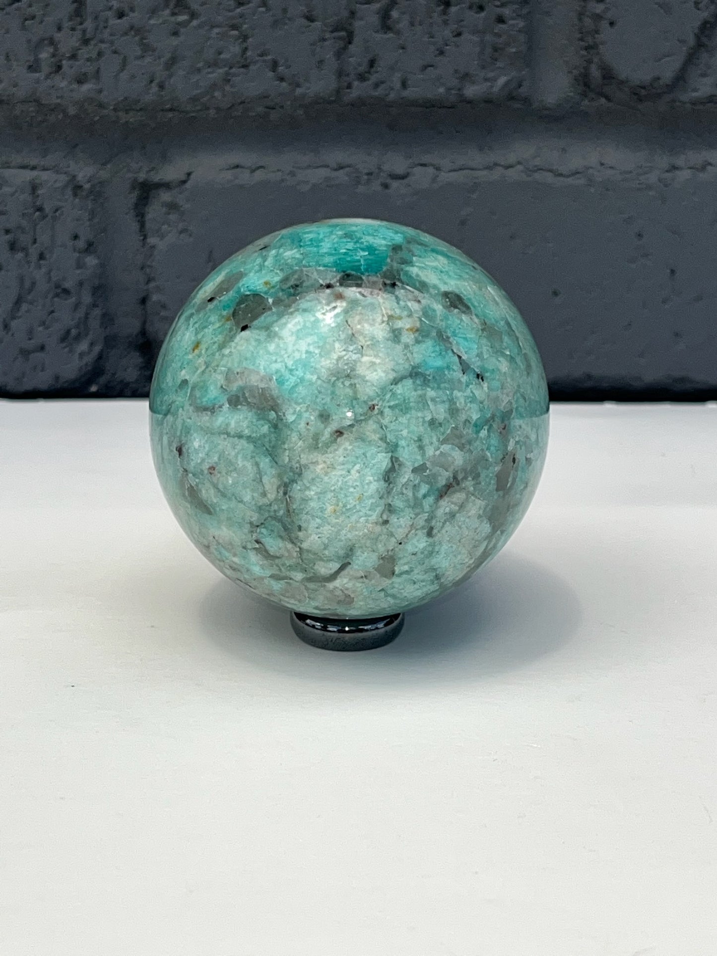 Amazonite Spheres, 2.5inch, Natural