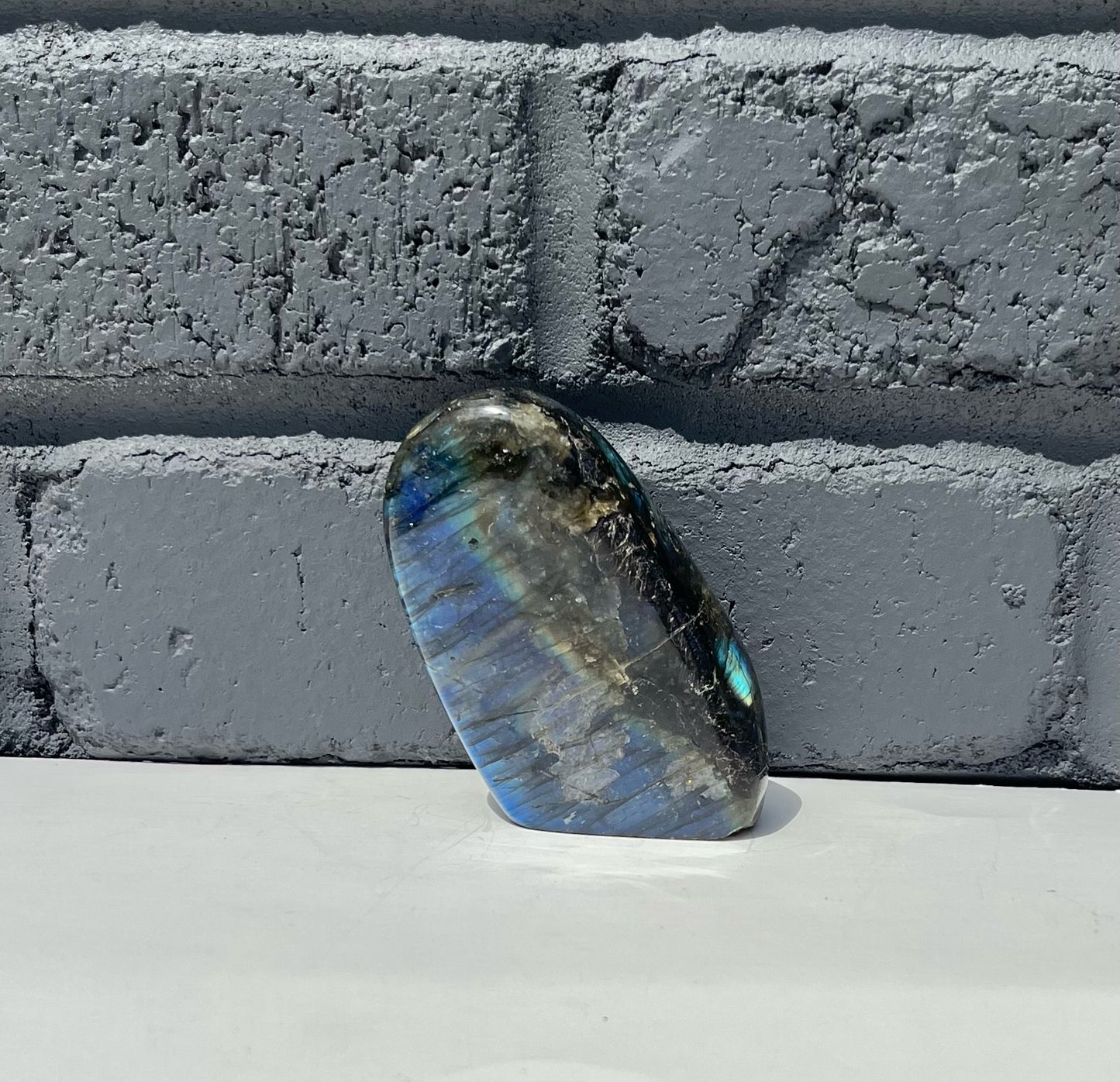 Labradorite Freeform, Very Flashy!!!Real Crystal