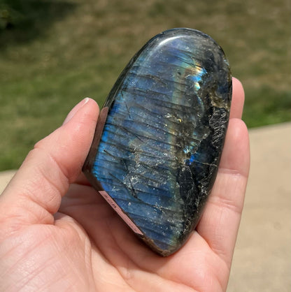 Labradorite Freeform, Very Flashy!!!Real Crystal