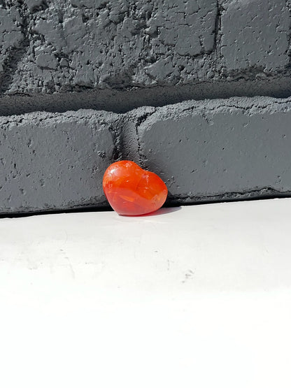 Carnelian Hearts Carving, various sizes