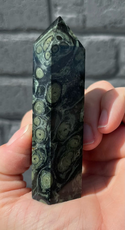 Kambaba Jasper Towers, Approx 3 inches