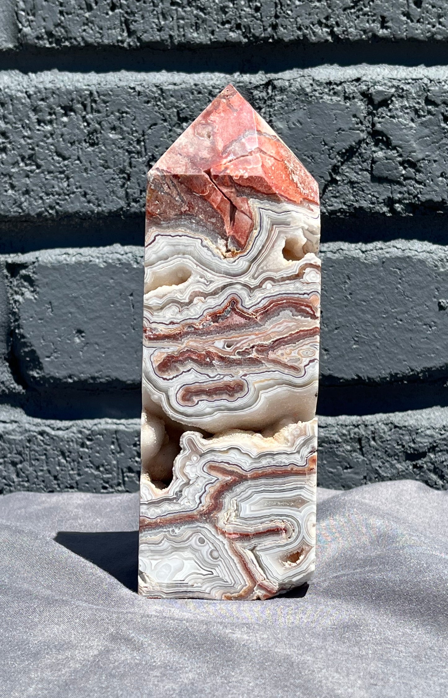 Mexican Crazy Lace Agate Towers