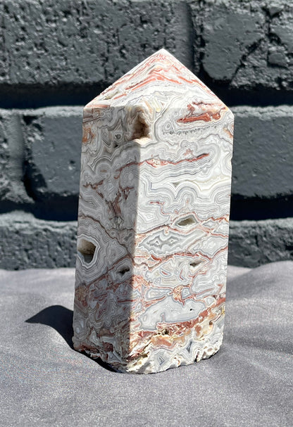 Mexican Crazy Lace Agate Towers