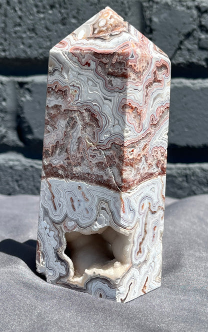 Mexican Crazy Lace Agate Towers