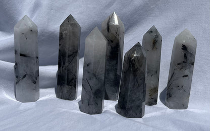 Tourmaline Quartz Crystal Towers