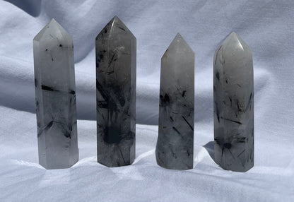 Tourmaline Quartz Crystal Towers