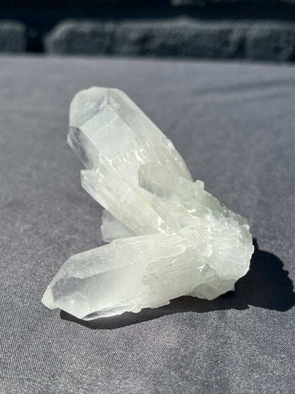 Quartz point clusters