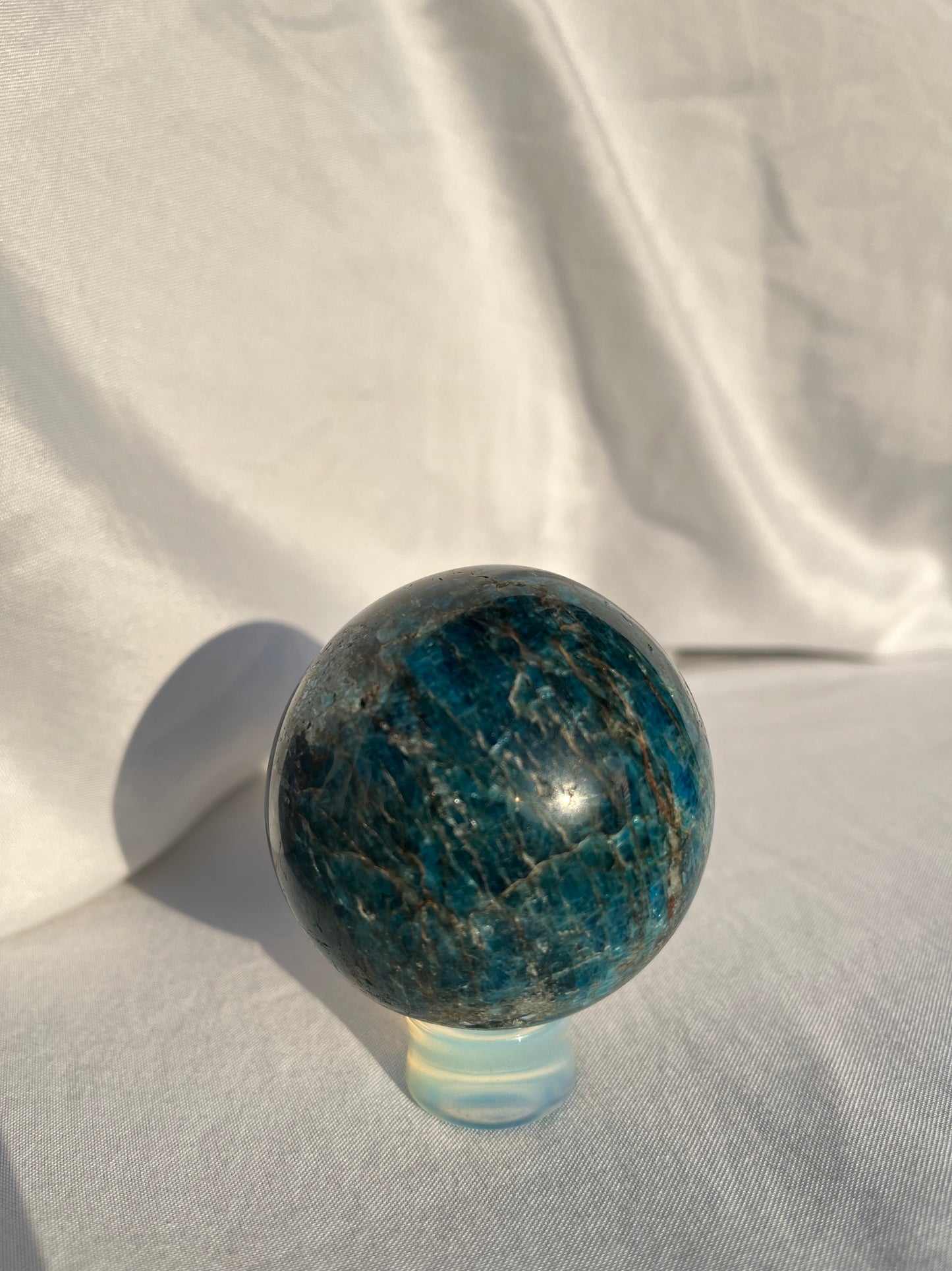 Blue Apatite Spheres