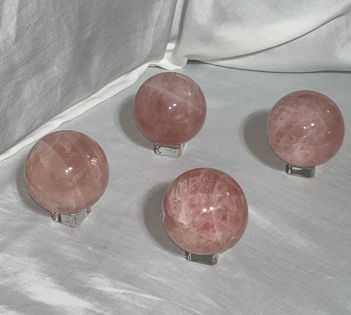 Rose Quartz Spheres