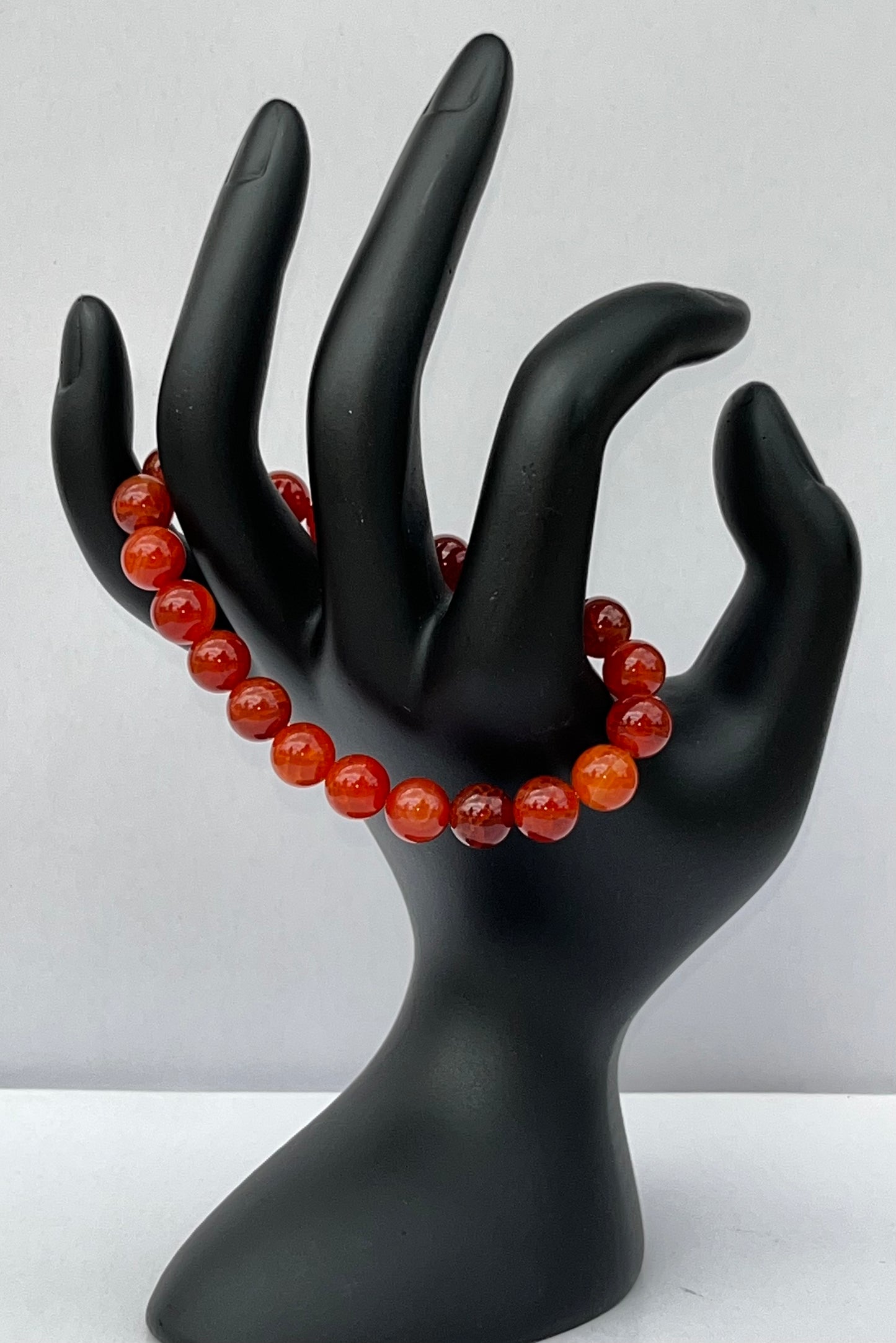 Carnelian Bracelet, 8mm