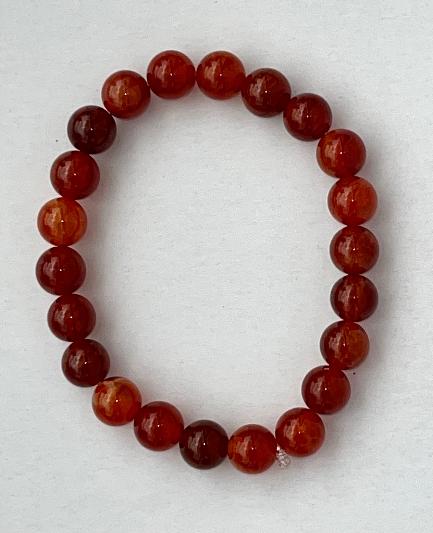 Carnelian Bracelet, 8mm