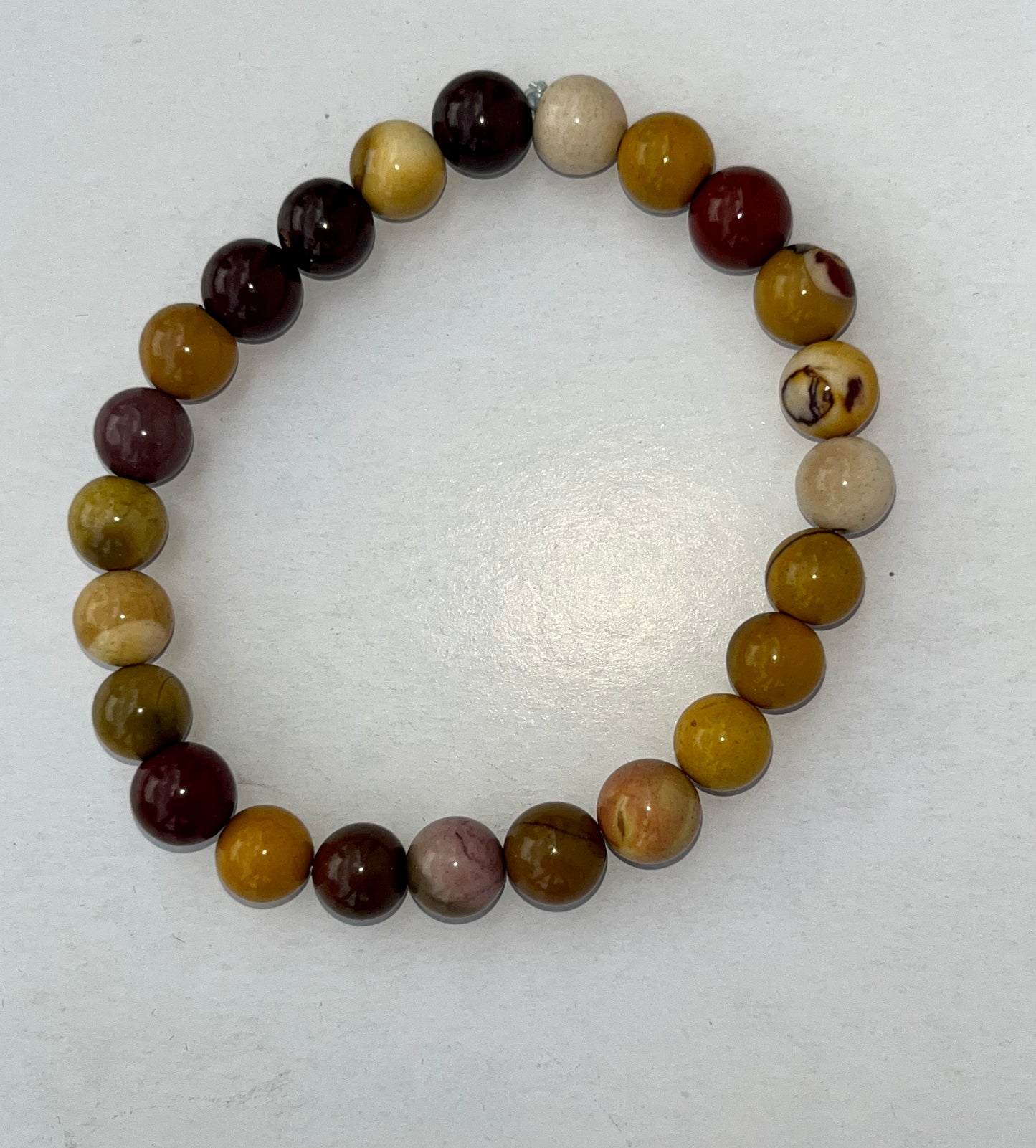 Mookaite Jasper Crystal Bracelet, 8mm