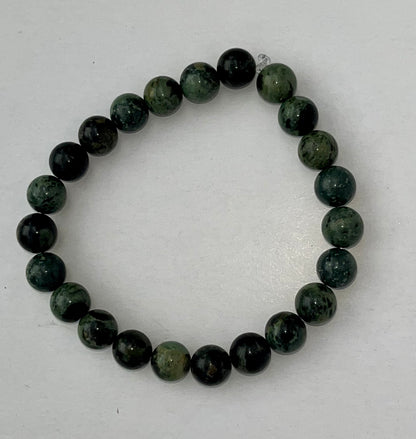 Kambaba Jasper Crystal Bracelet, 8mm