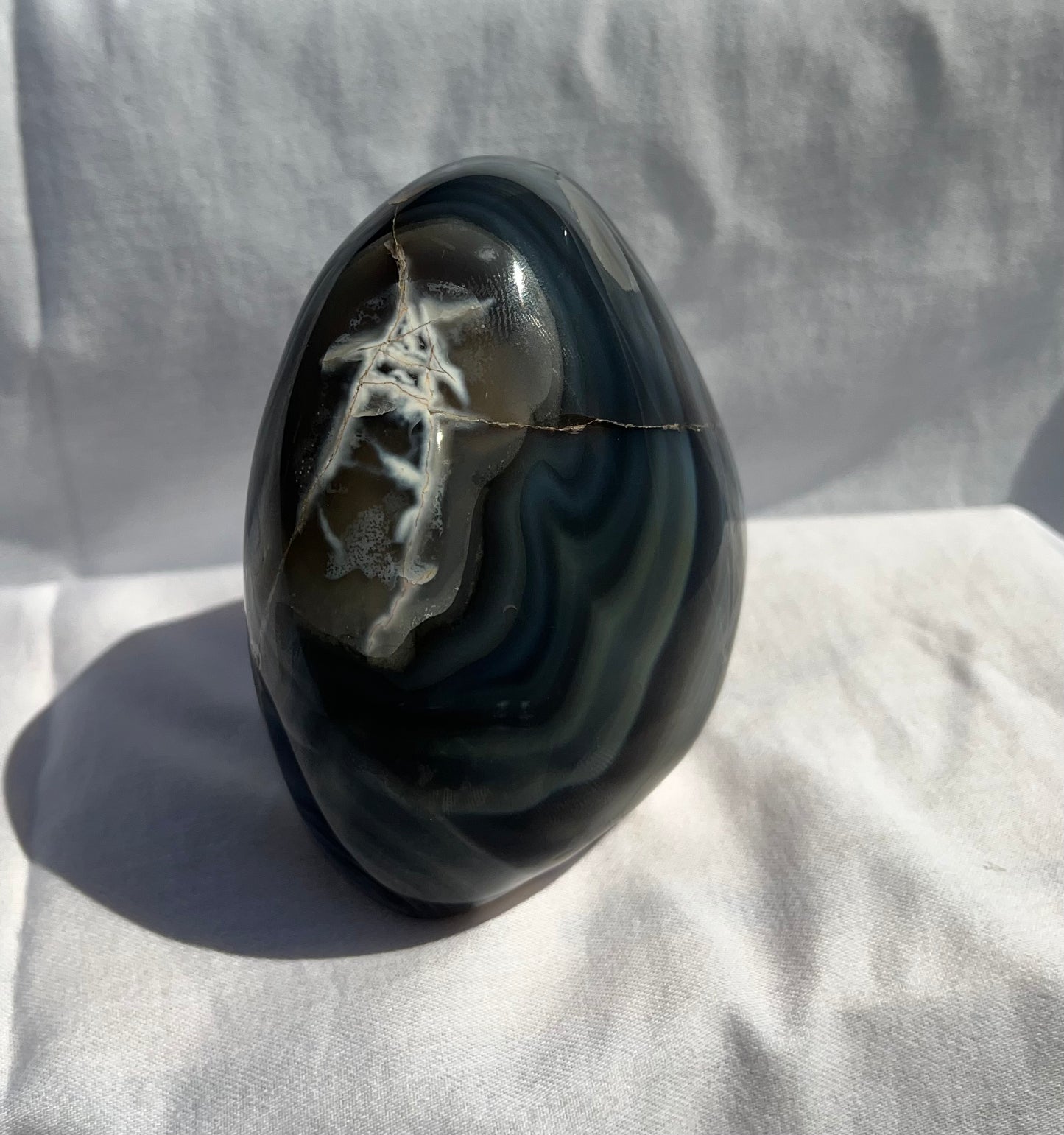 Orca Agate Freeforms