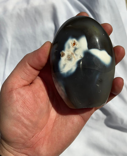 Orca Agate Freeforms