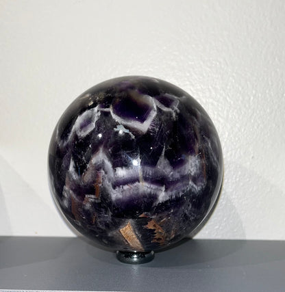 Large Dream Amethyst Sphere, 3.3inches