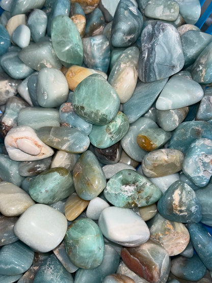 Natural Caribbean Calcite Tumble- $3 each