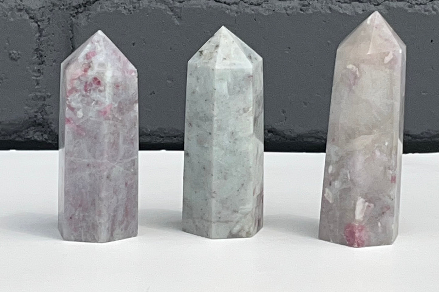 Pink Tourmaline Mini Towers, 2-3inches