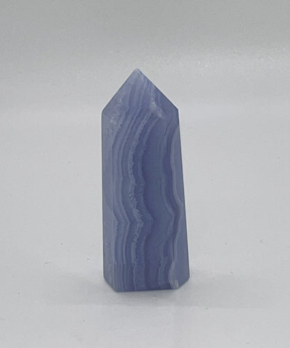 Blue Lace Agate Towers, Very High Quality! Real Crystal