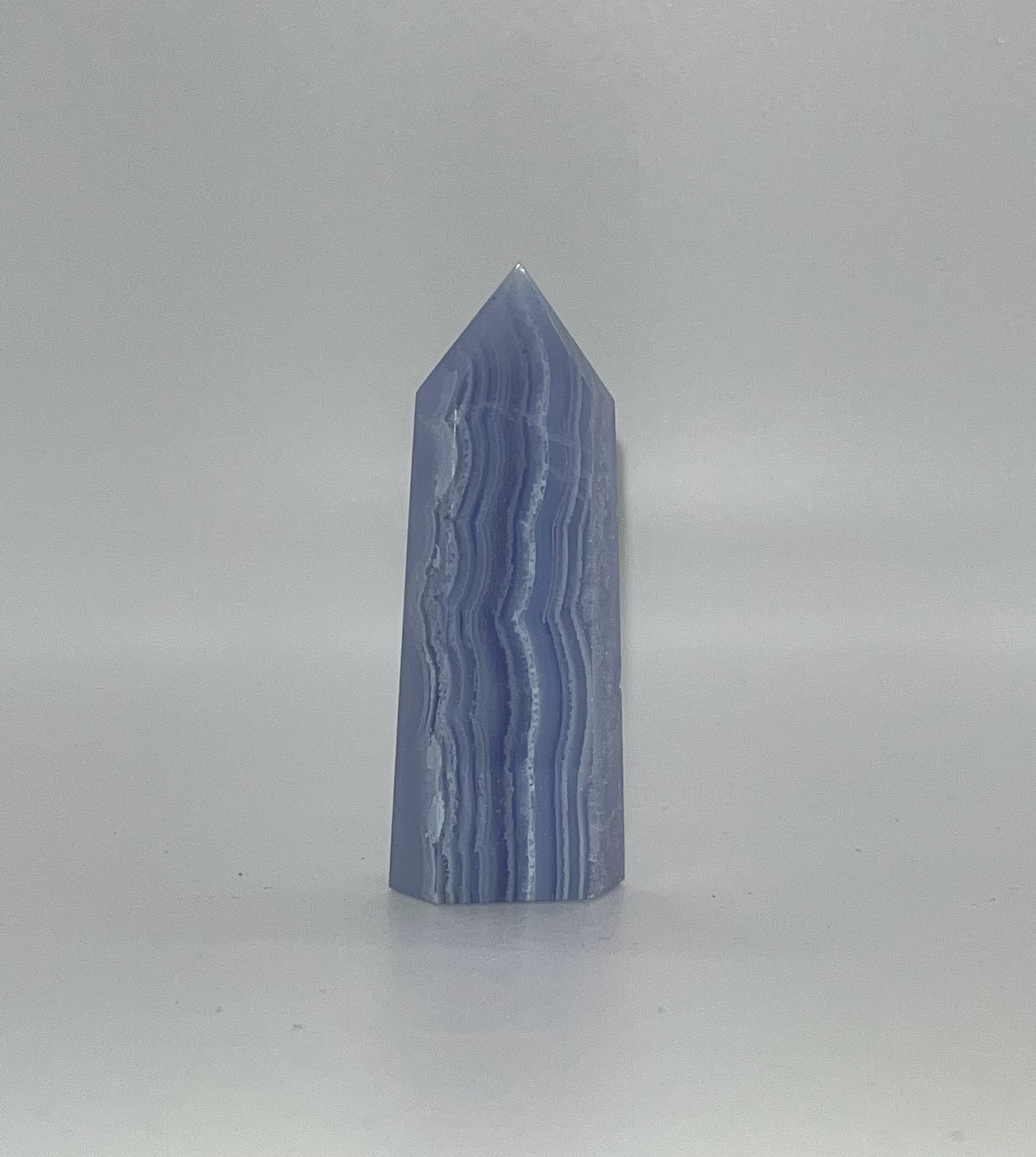 Blue Lace Agate Towers, Very High Quality! Real Crystal