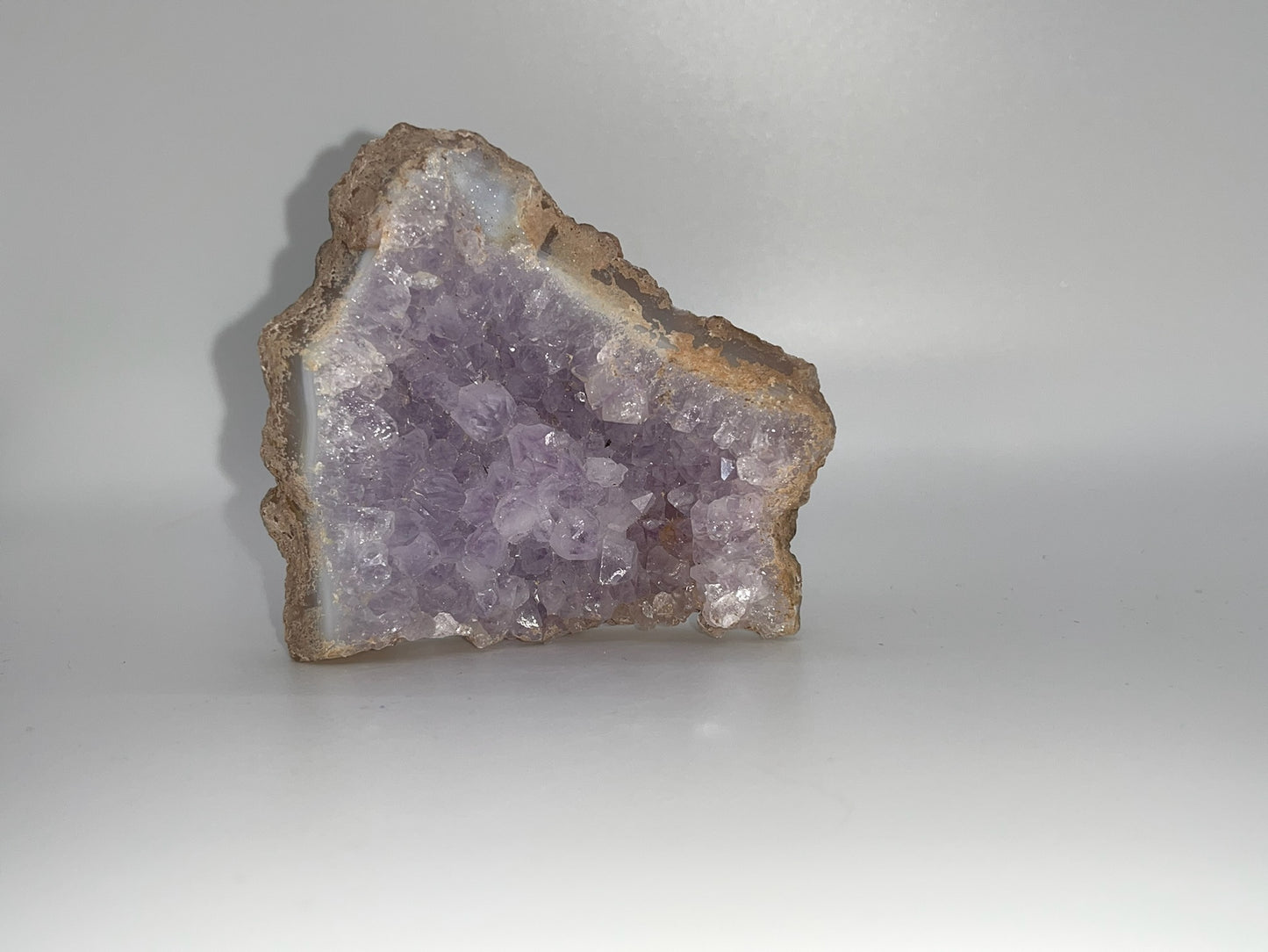 Amethyst and Quartz Geode Slices, Natural