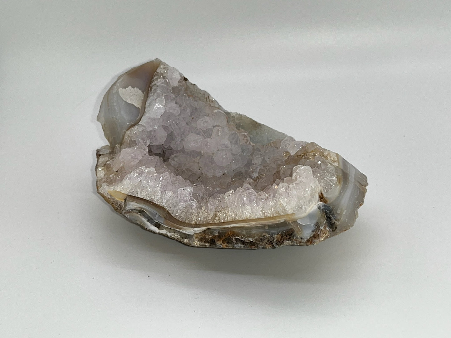 Amethyst and Quartz Geode Slices, Natural