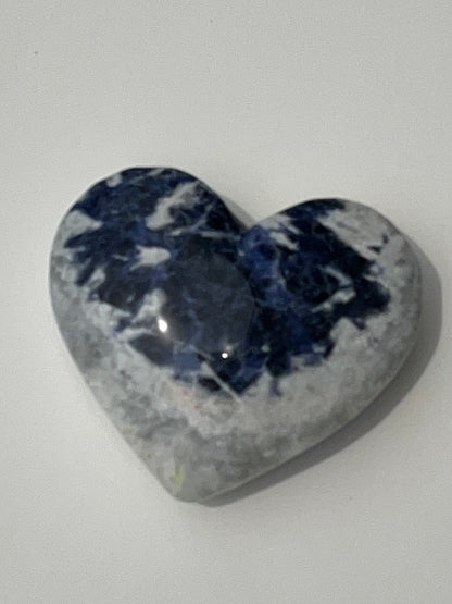 Sodalite Heart Carvings, 2 inch