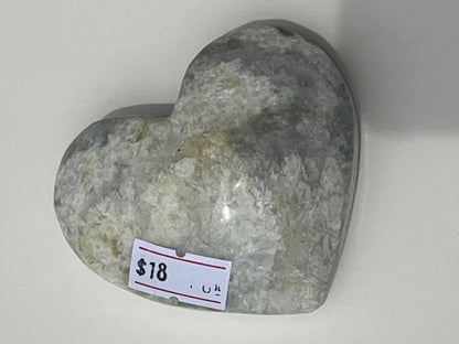 Sodalite Heart Carvings, 2 inch