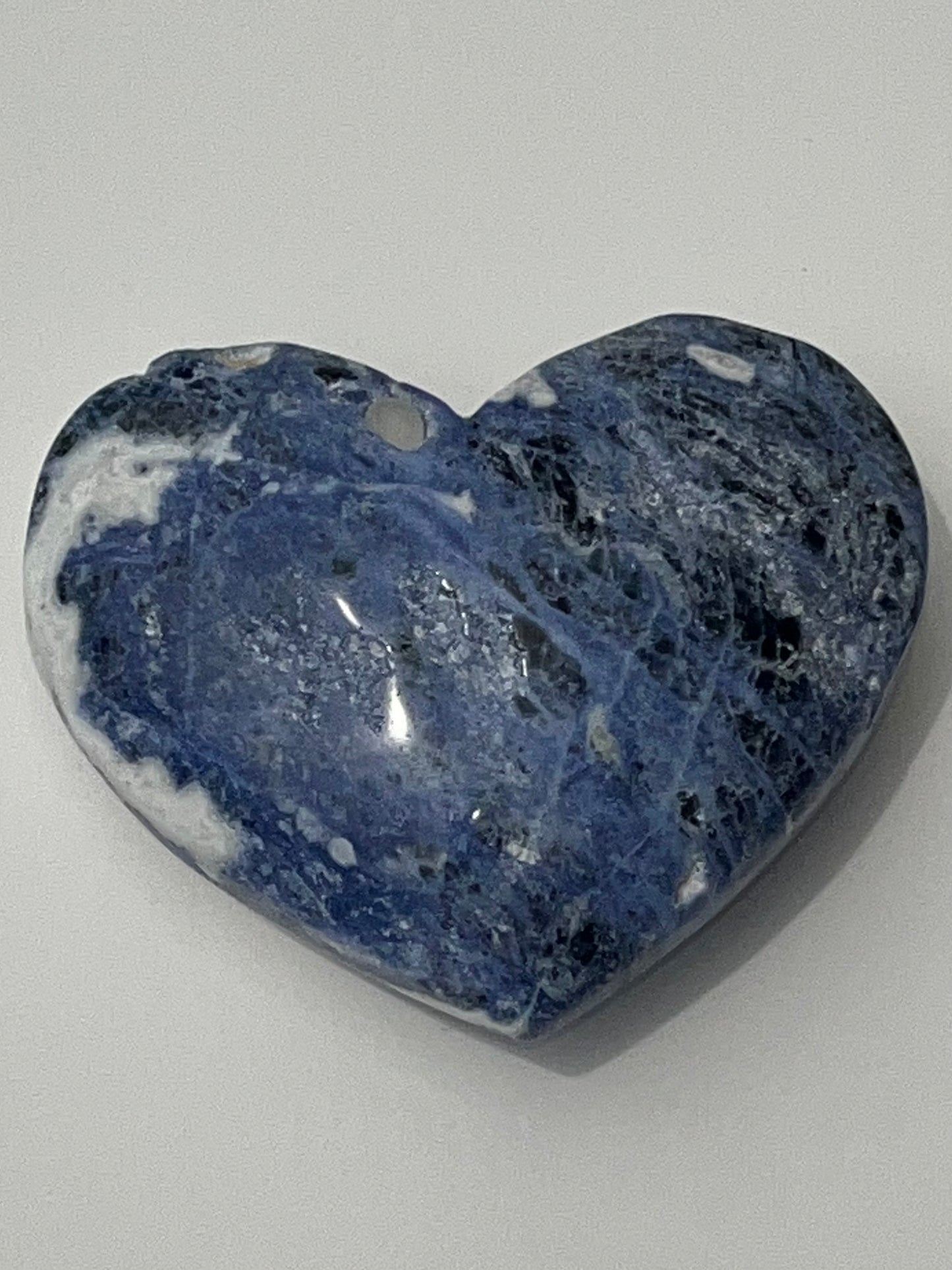 Sodalite Heart Carvings, 2 inch