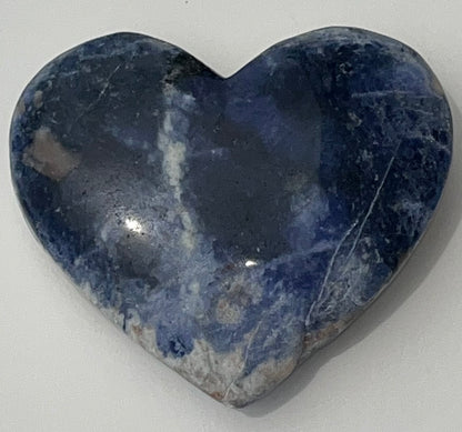 Sodalite Heart Carvings, 2 inch