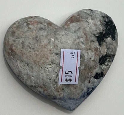 Sodalite Heart Carvings, 2 inch