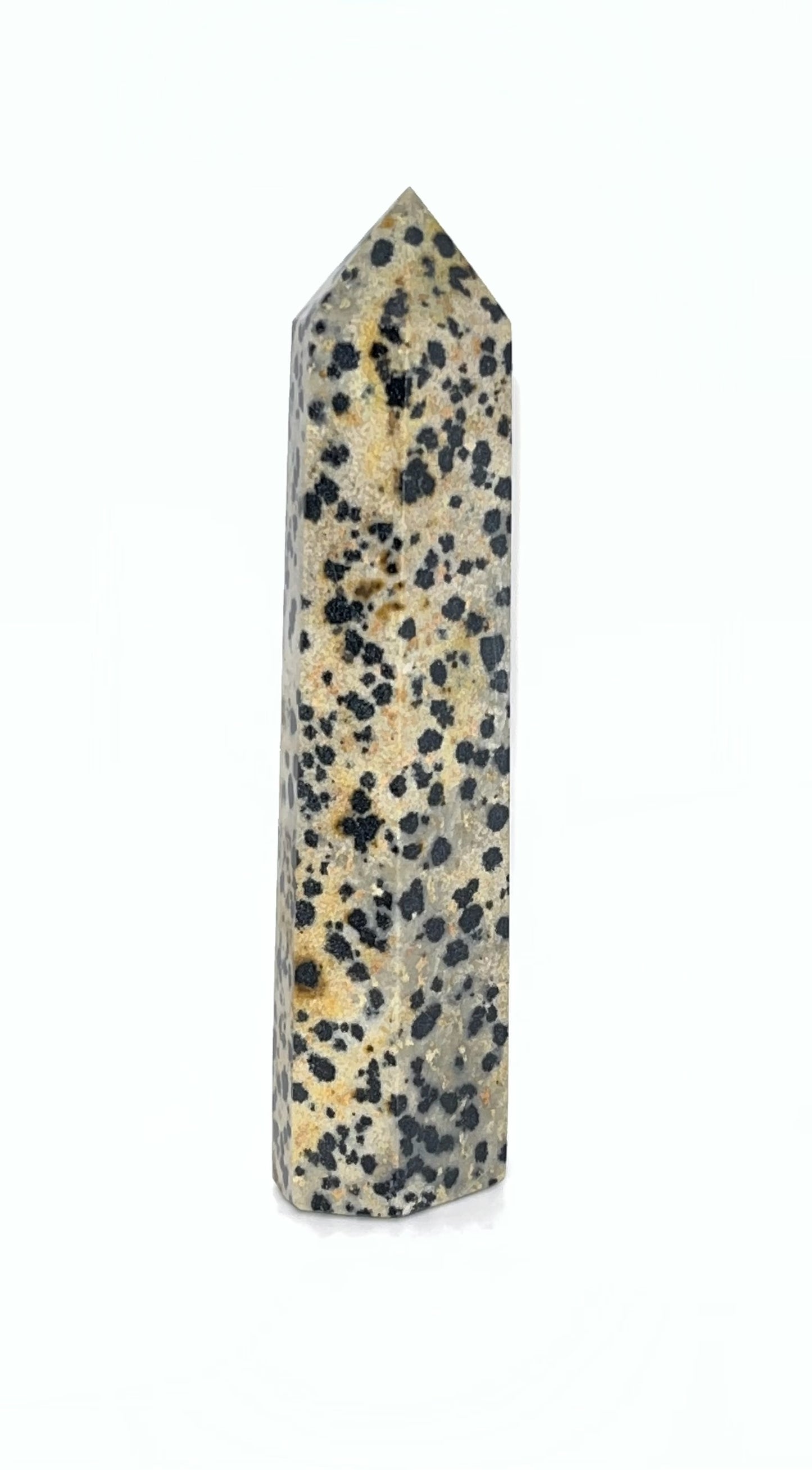 Dalmatian Jasper Towers, approx 4 inch