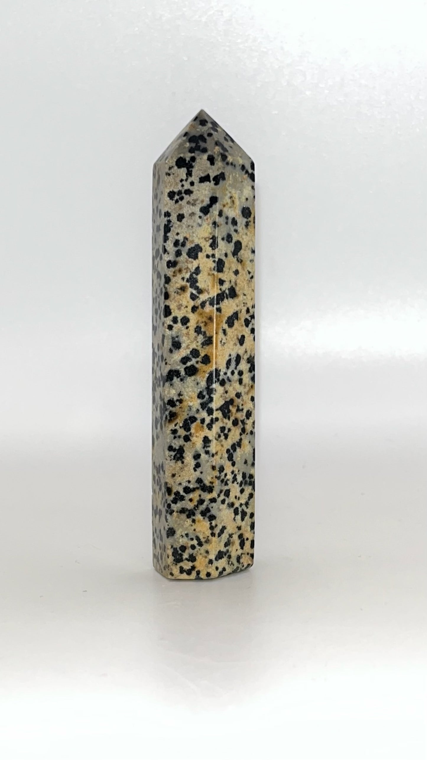 Dalmatian Jasper Towers, approx 4 inch