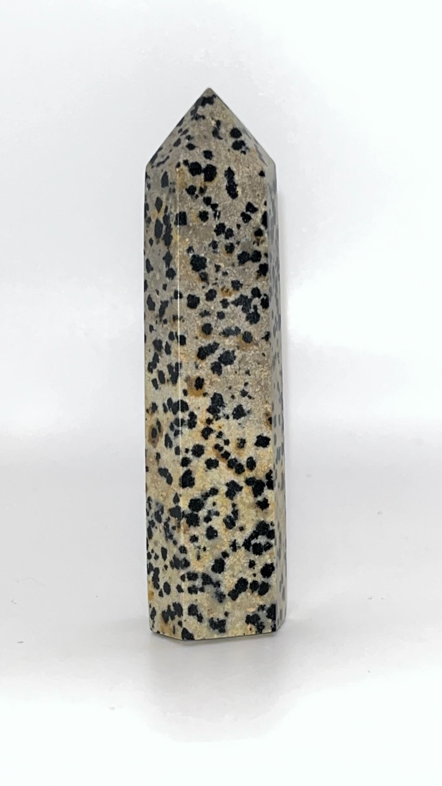 Dalmatian Jasper Towers, approx 4 inch