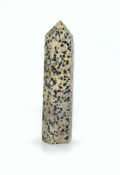 Dalmatian Jasper Towers, approx 4 inch