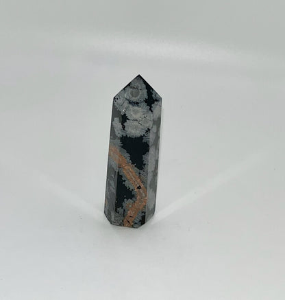 Snowflake Obsidian Towers, 3 inch
