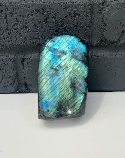 Labradorite Freeform, Very Flashy!!!Real Crystal