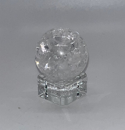 Crackle Quartz Spheres, 32mm