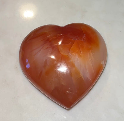 Carnelian Hearts Carving, various sizes